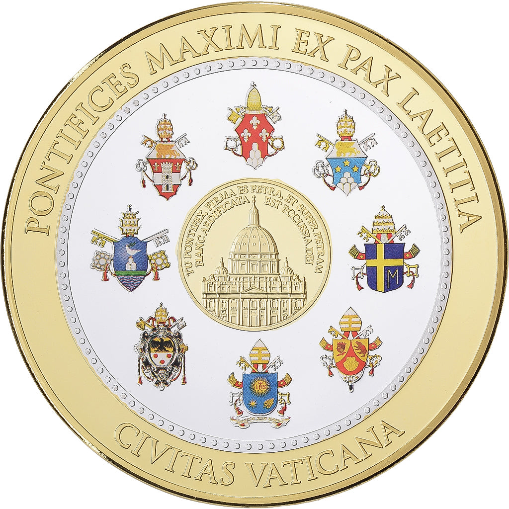CITTÀ DEL VATICANO, medaglia, Le Pape François, 2013, Rame placcato argento