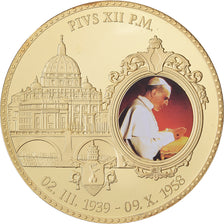 Vatican, Medal, Pie XII, 2013, Copper Gilt, MS(65-70)
