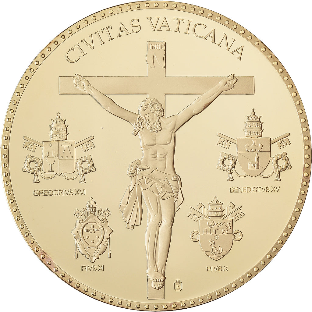CIUDAD DEL VATICANO, medalla, Le Pape Grégoire XVI, 2013, Copper Gilt, FDC