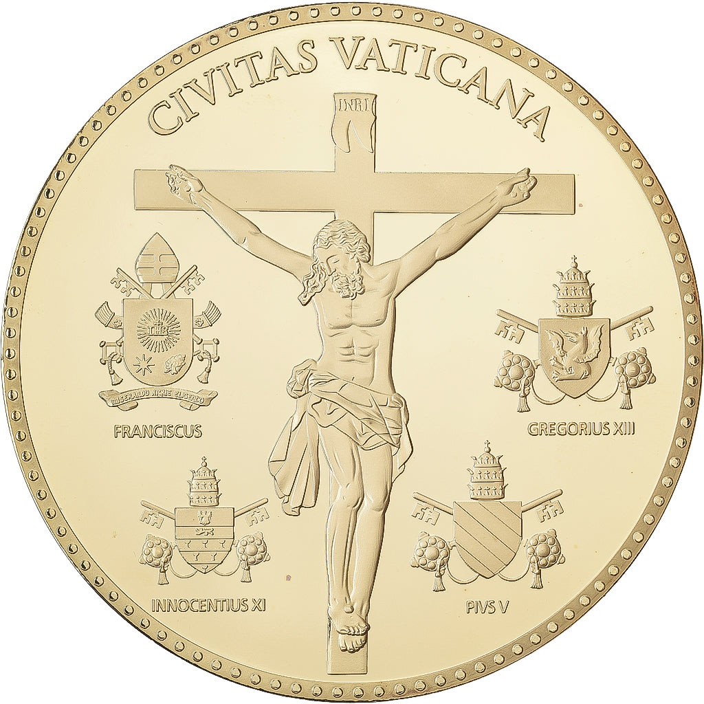 CITTÀ DEL VATICANO, medaglia, Innocent XI, 2013, Rame dorato, FDC