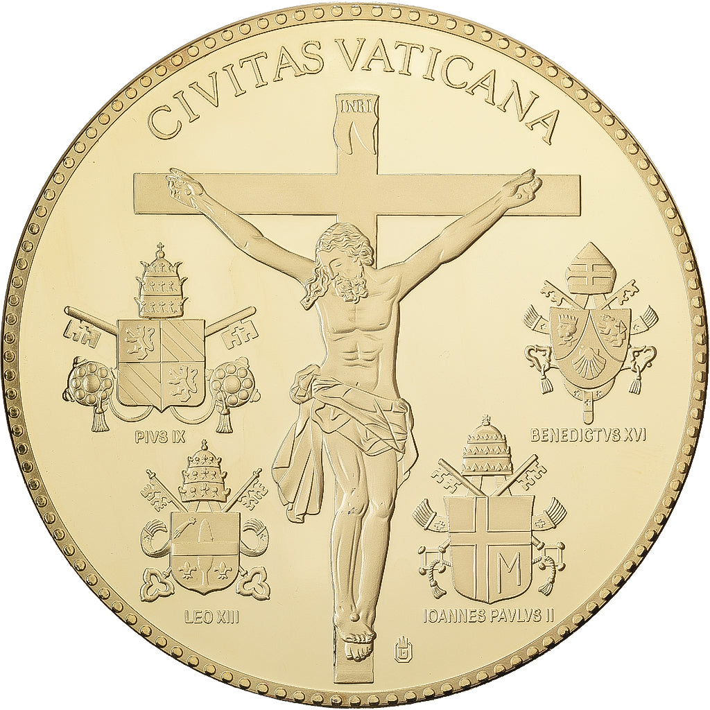 Vatican, Médaille, Le Pape Pie IX, 2013, Copper Gilt, FDC
