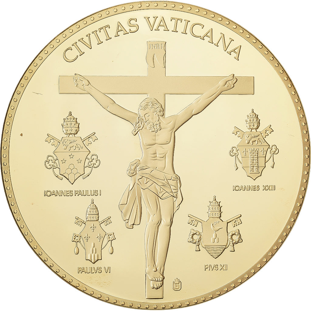 Vaticaanstad, Medaille, Le Pape Jean XXIII, 2013, Copper Gilt, FDC