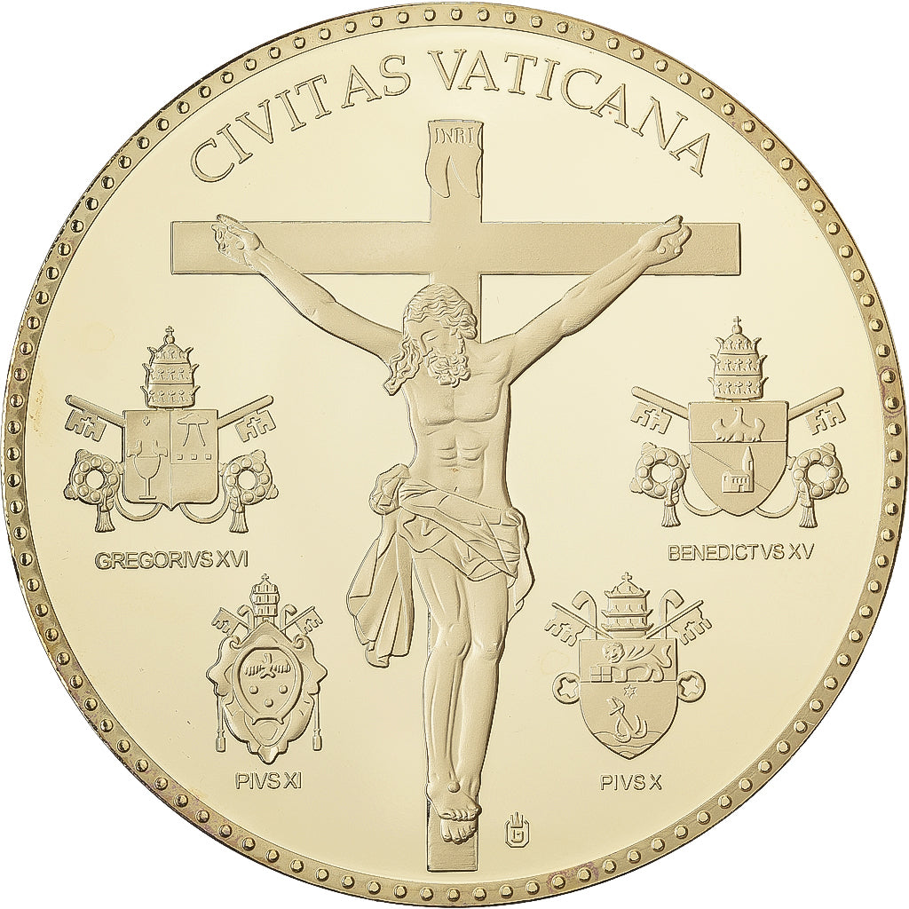 Vaticaanstad, Medaille, Le Pape Pie X, 2013, Copper Gilt, FDC