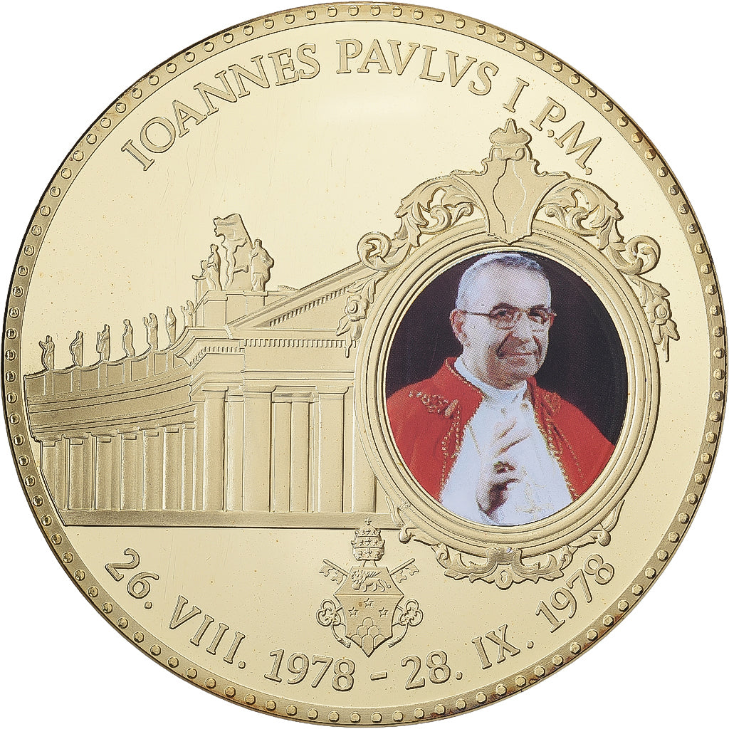 Vatican, Medal, Jean-Paul I, 2013, Copper Gilt, MS(65-70)