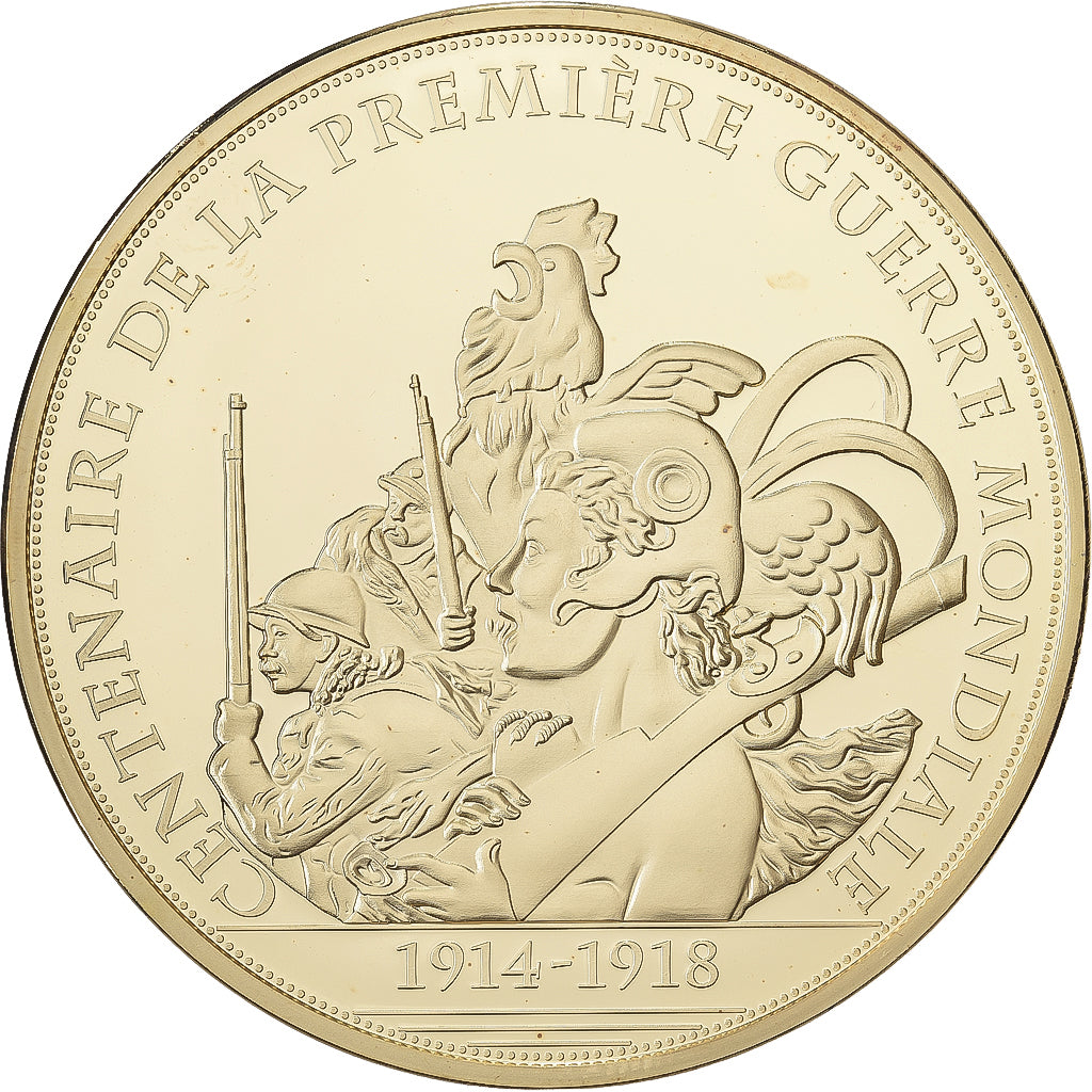 France, Médaille, Centenaire de la Première Guerre Mondiale, Armistice, Copper