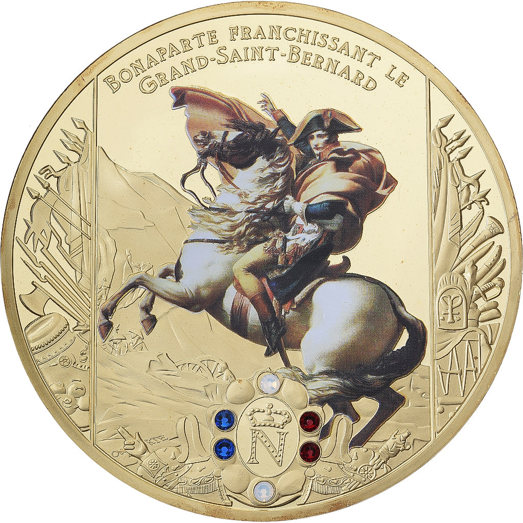 Frankrijk, Medaille, Napoléon Bonaparte Franchissant le Grand Saint-Bernard