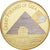 France, Médaille, La Grande Pyramide de Gizeh, Copper Gilt, FDC
