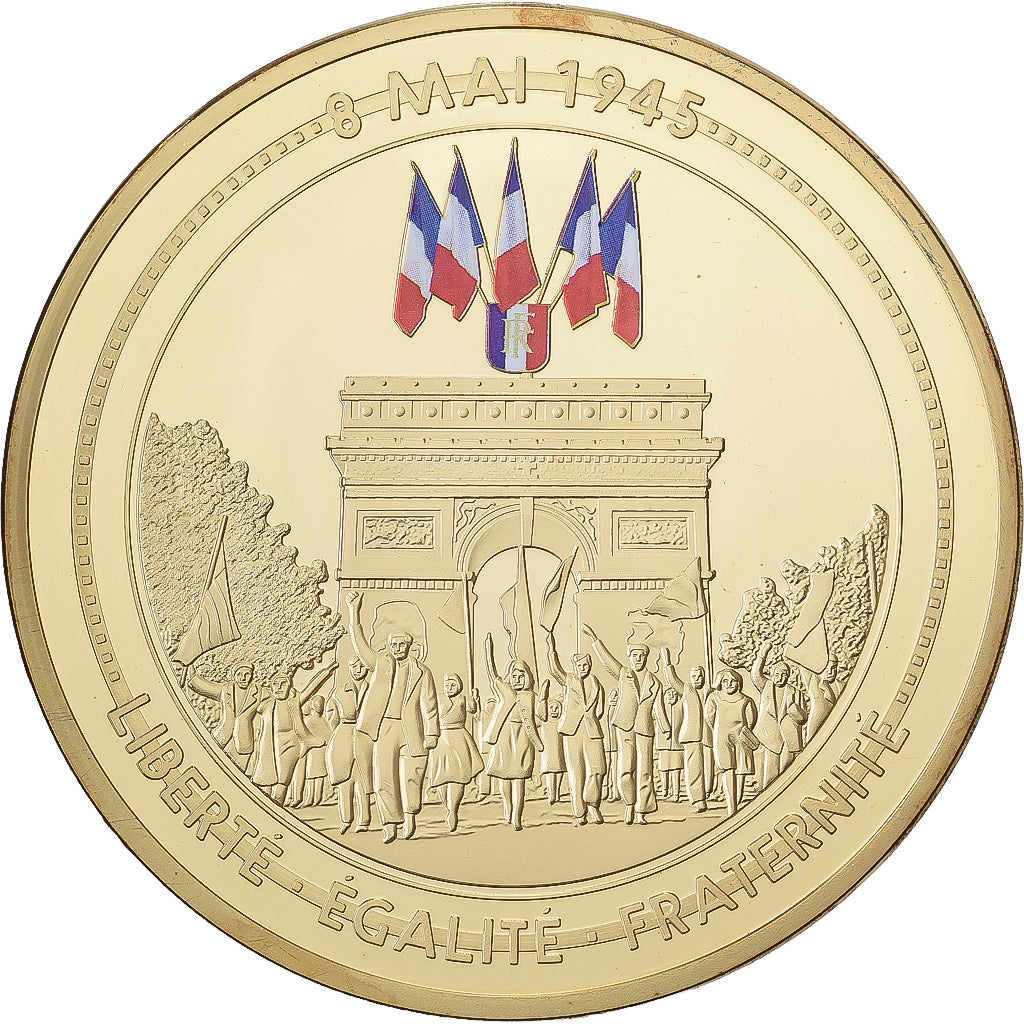 France, Médaille, 70ème Anniversaire Fin de la 2ème Guerre Mondiale, 2015