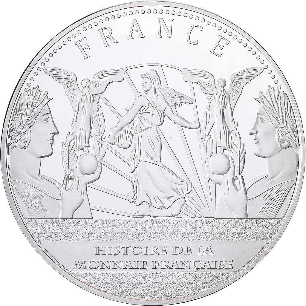 France, Médaille, Histoire de la Monnaie Française, 5000 Francs 1944, Cuivre