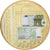 France, Médaille, Billet de Banque Européenne, 100 Euro, Copper Gilt, FDC