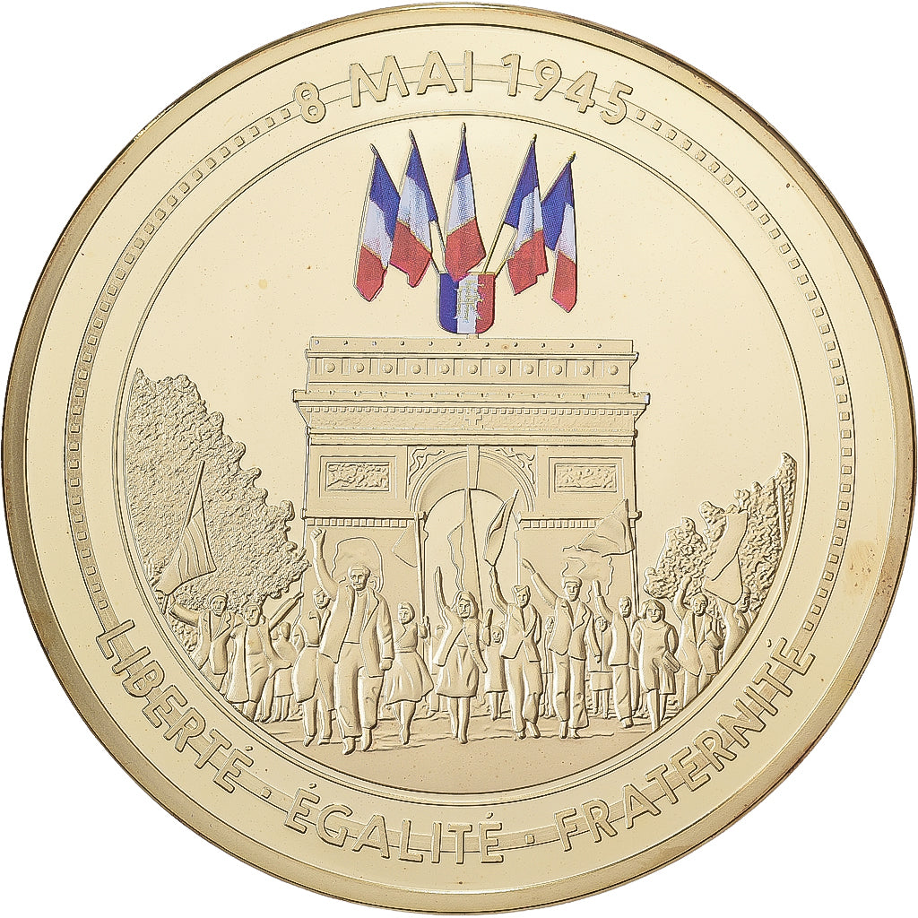 France, Médaille, 70ème Anniversaire Fin de la 2ème Guerre Mondiale, 2015