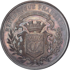 Francia, medaglia, Assistance publique, Quête pour les pauvres, 1885, Argento