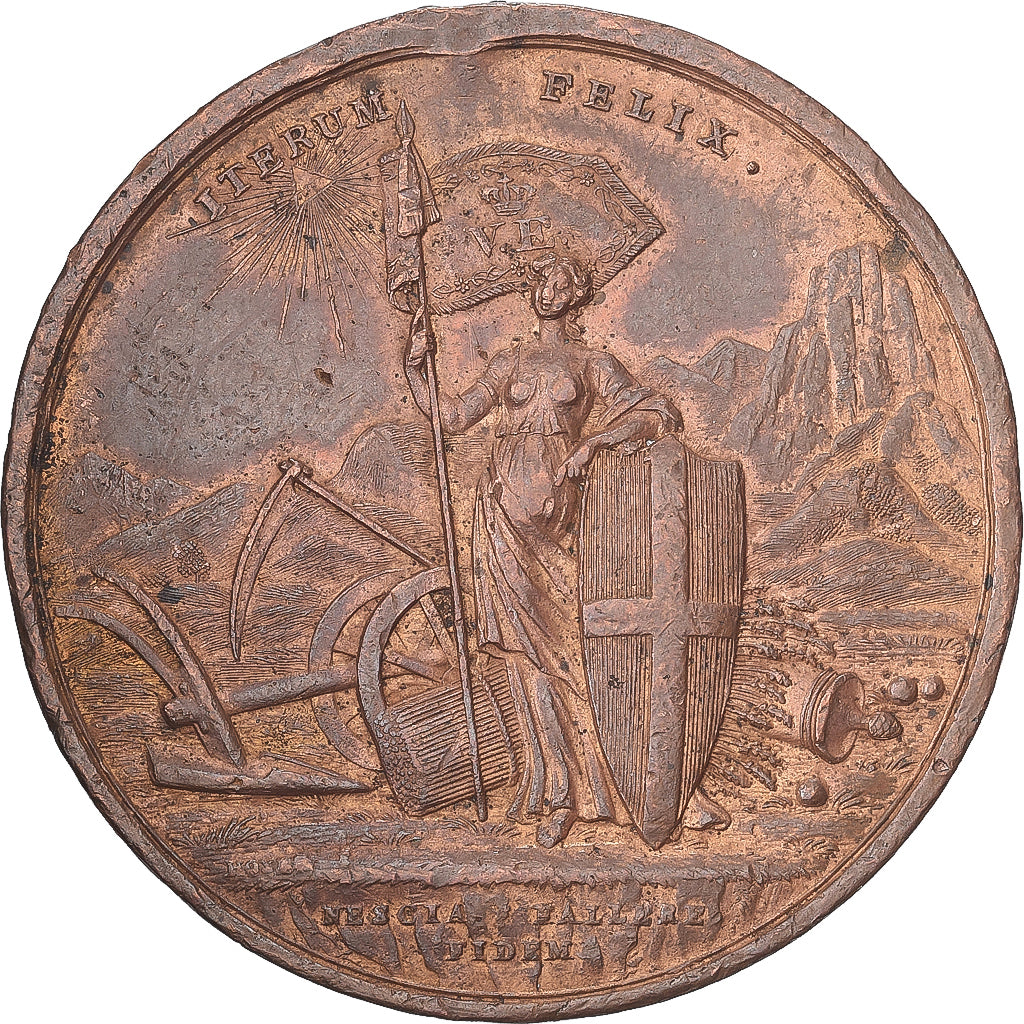 Frankrijk, Medaille, Restitution de la Savoie au Royaume de Sardaigne, 1815