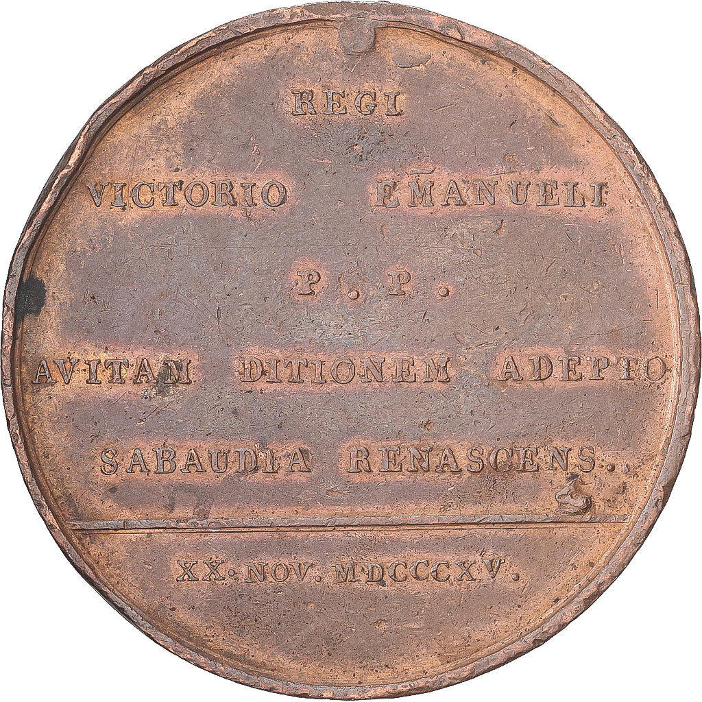 Frankrijk, Medaille, Restitution de la Savoie au Royaume de Sardaigne, 1815