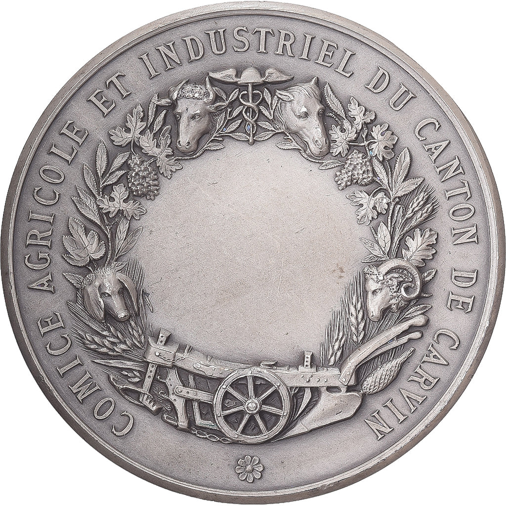France, Médaille, Comice Agricole du Canton de Carvin (Lens), Argent, SPL