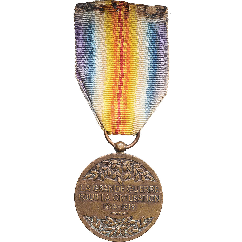 France, La Grande Guerre pour la Civilisation, Medal, 1914-1918, Very Good