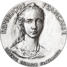 Francia, medaglia, Le Sénat, Attribuée à Pierre Mauroy, 1995, Argento