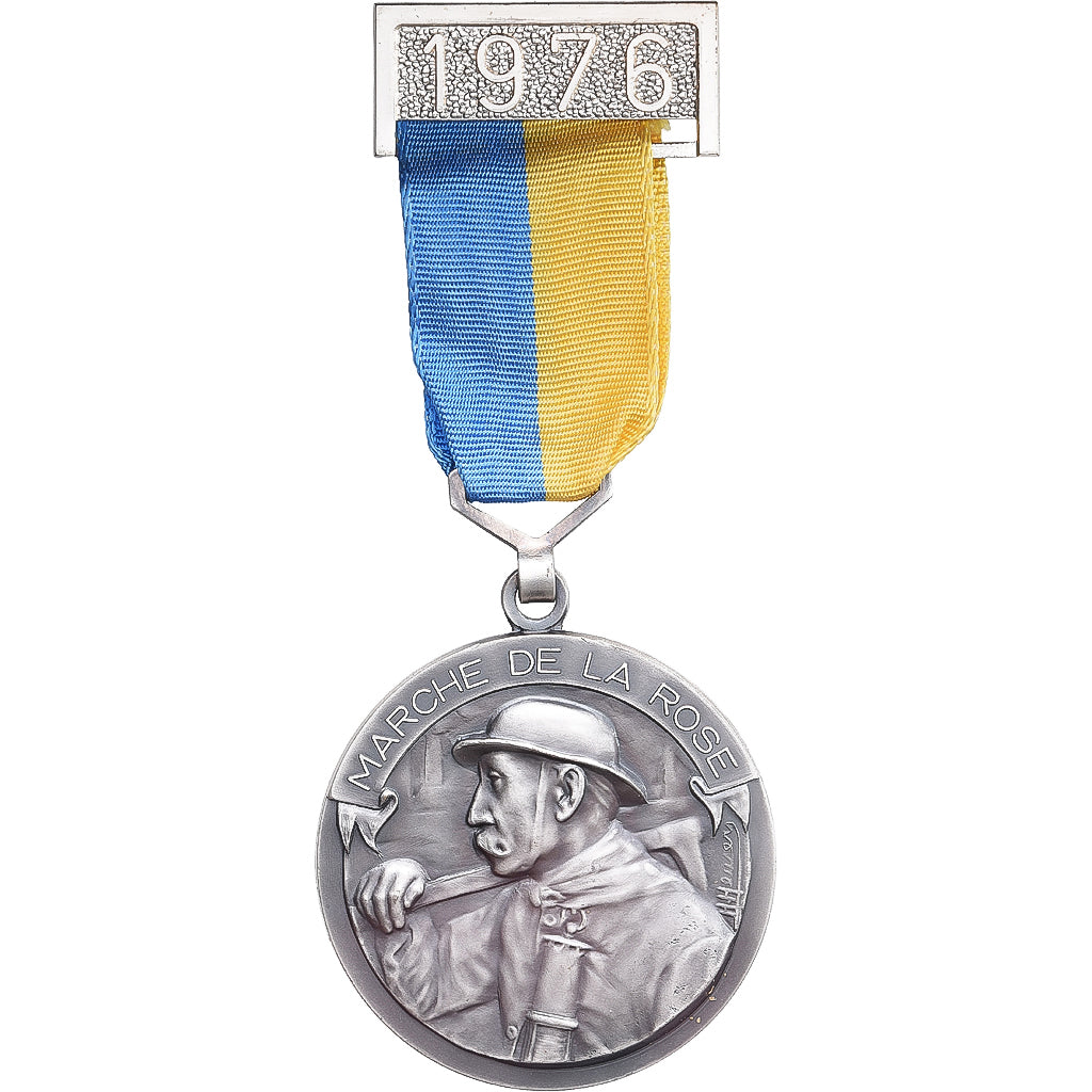 France, Marche de la Rose, Business & industry, Medal, 1976, Uncirculated