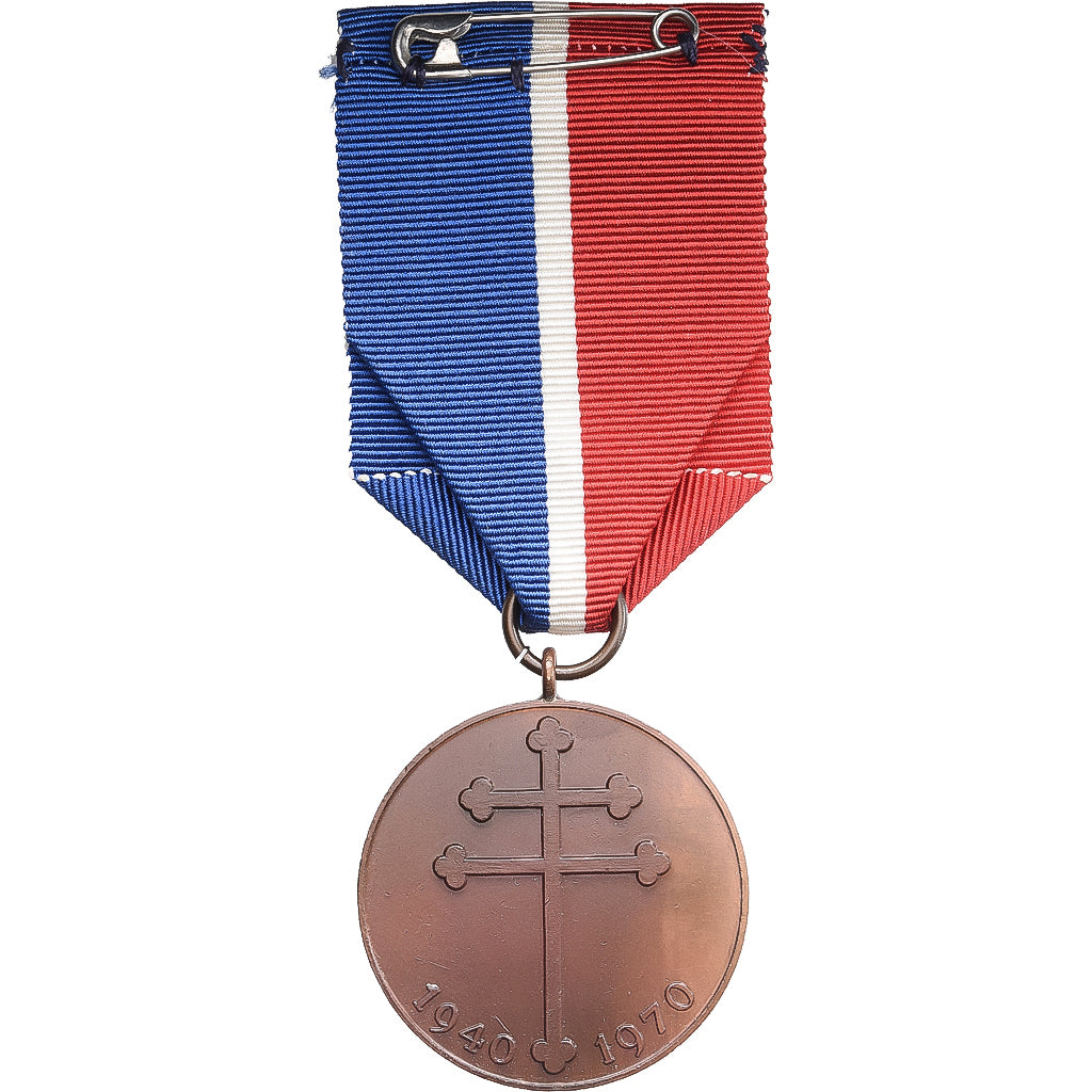 Francia, 4444 Wyconac 1st Grenadier Division France, medaglia, 1970, Fuori