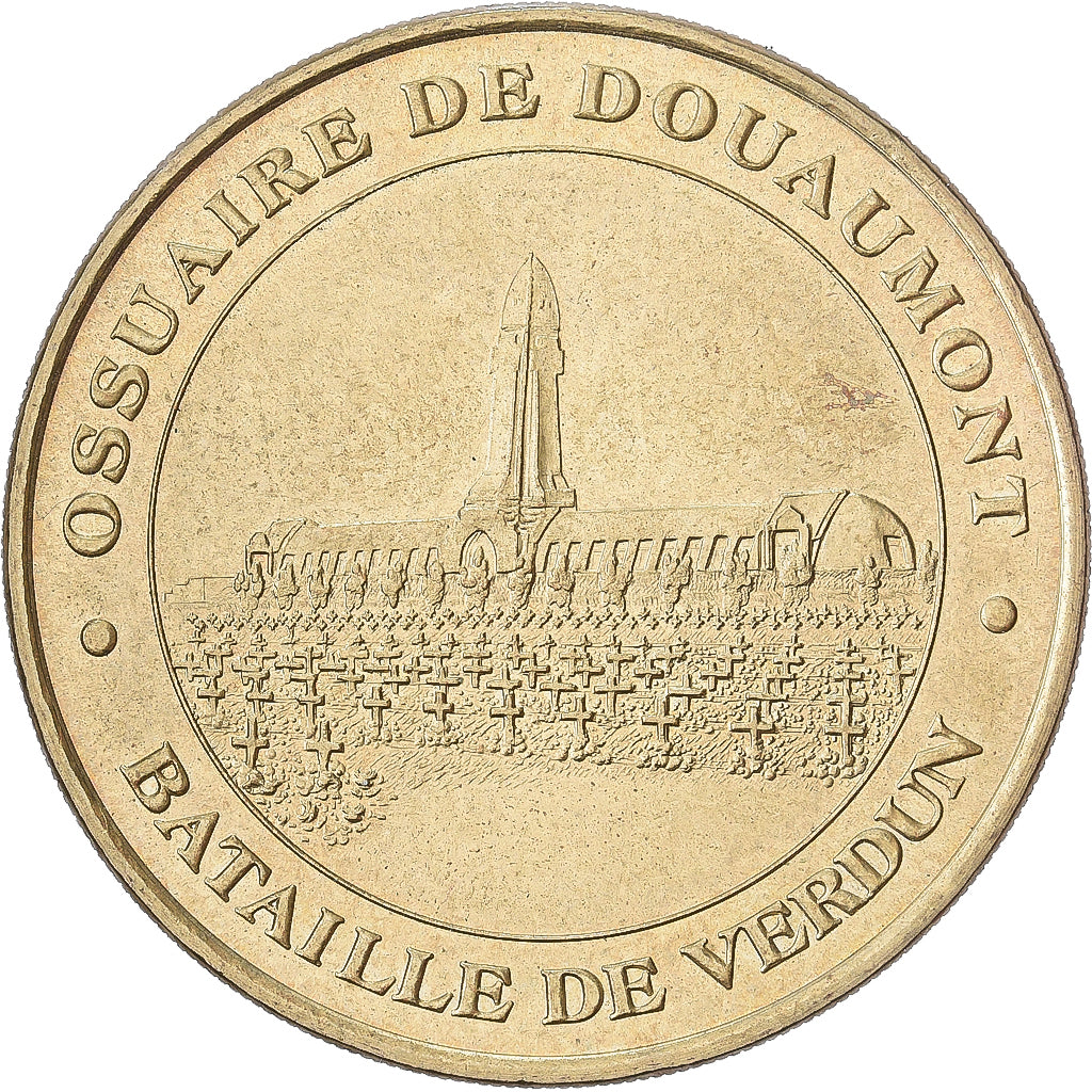 Frankrijk, Token, Douaumont - Ossuaire n°1, 1999, Copper-nickel Aluminium, MDP