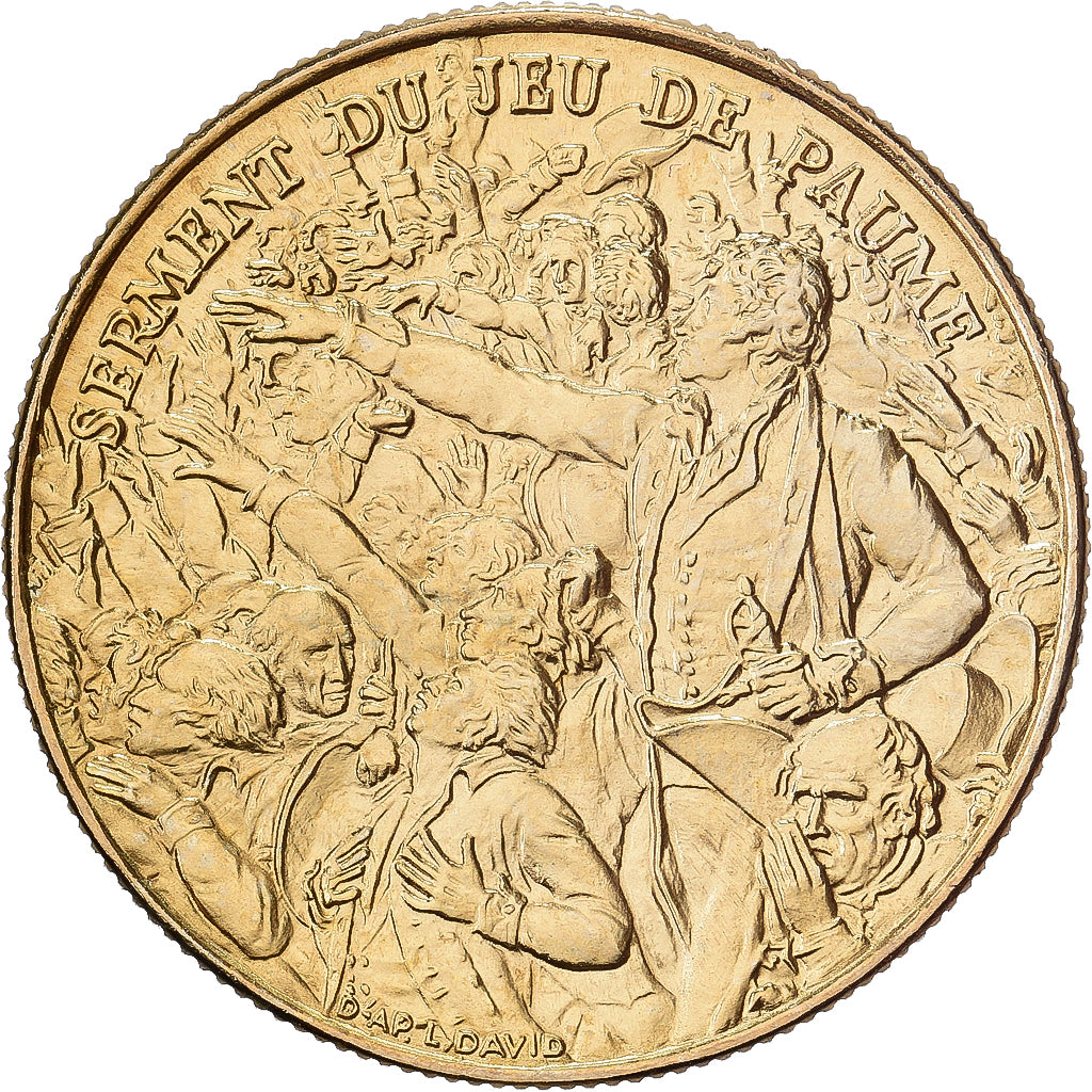Frankrijk, Medaille, Révolution Française, Serment du Jeu de Paume, 1989