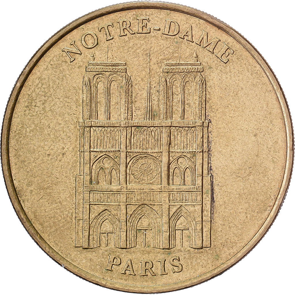 Frankrijk, Token, Paris - Notre Dame n°1, 2000, Copper-nickel Aluminium, MDP