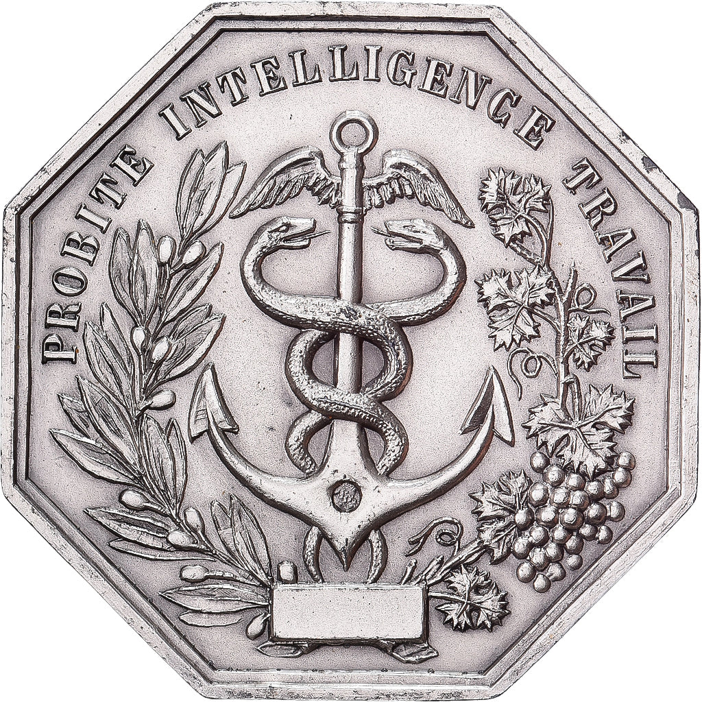 Frankrijk, Medaille, Chambre de Commerce de Montpellier, Zilver, Pingret, PR