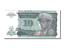 Banknote, Zaire, 10 Nouveaux Zaïres, 1993, 1993-06-24, UNC(65-70)