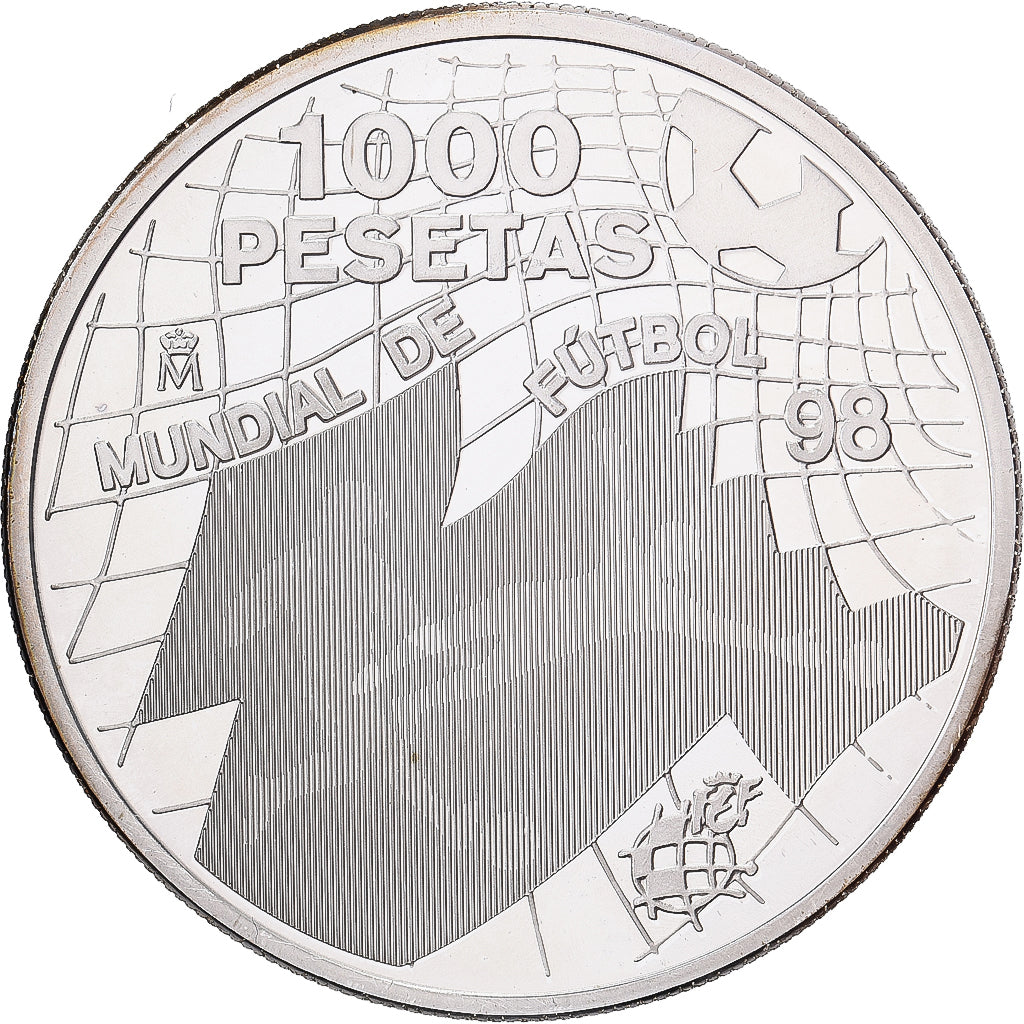 Espagne, Juan Carlos I, 1000 Pesetas, 1998, Madrid, Argent, SPL