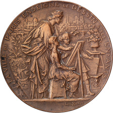 Frankreich, Medaille, La Ville de Paris Enseigne le Dessin à ses Enfants, 1899