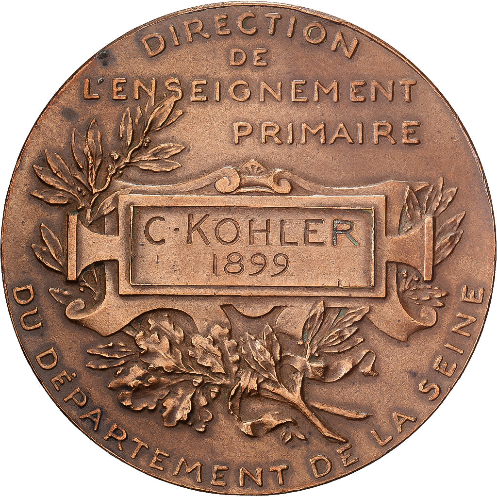 Frankrijk, Medaille, La Ville de Paris Enseigne le Dessin à ses Enfants, 1899