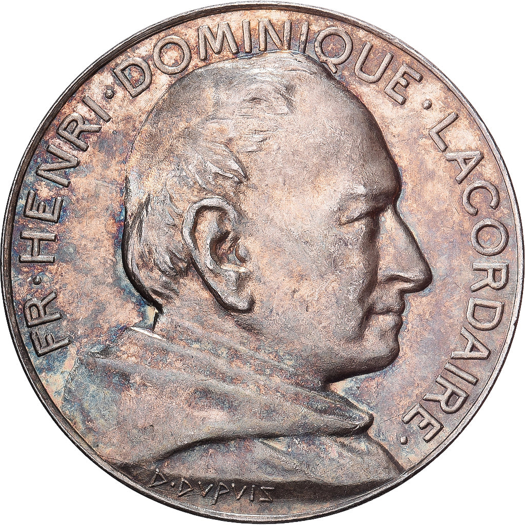 Frankrijk, Medaille, Education, Dominique Lacordaire, Ecole de Sorèze, Zilver