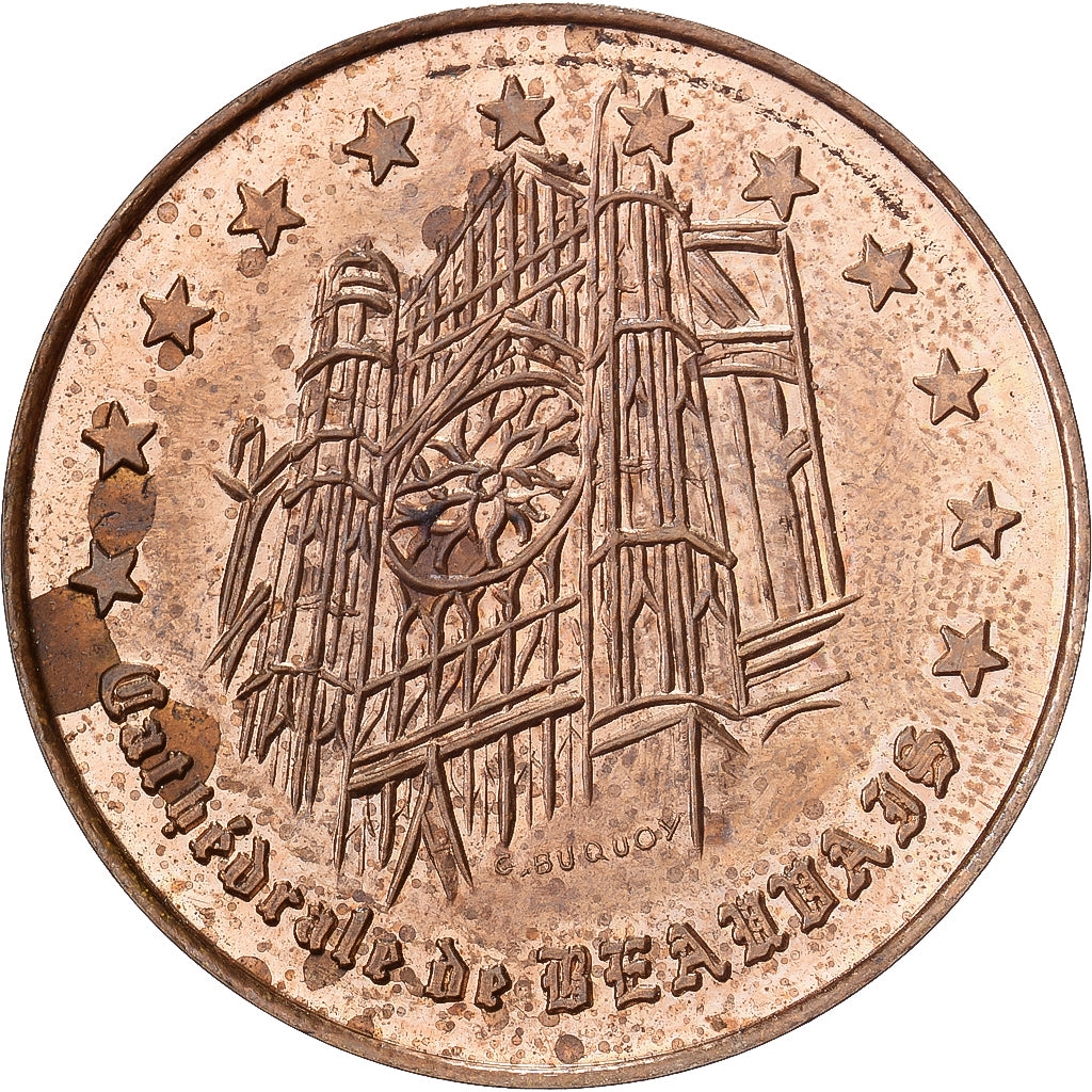 Francia, ficha, 1 Euro de Beauvais, 1997, Rame, Cardot, BB
