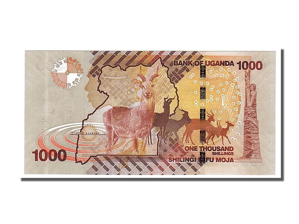 Geldschein, Uganda, 1000 Shillings, 2010, UNZ