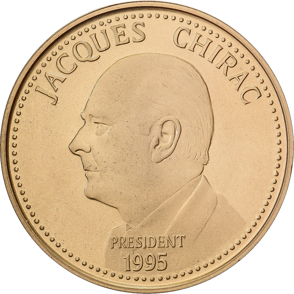 France, Medal, Jacques Chirac, Elections Présidentielles, 1995, Bronze, MS(63)