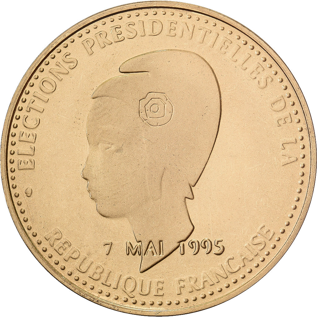 France, Medal, Jacques Chirac, Elections Présidentielles, 1995, Bronze, MS(63)