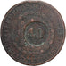 Brazil, Pedro I, 40 Reis, 1830, Rio de Janeiro, Copper, VF(20-25), KM:363.1
