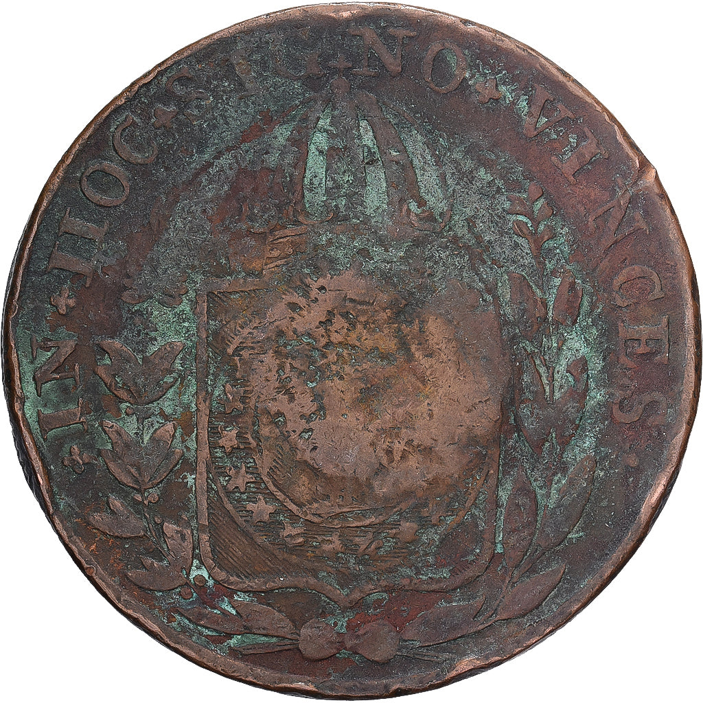 Brazil, Pedro I, 40 Reis, 1830, Rio de Janeiro, Copper, VF(20-25), KM:363.1