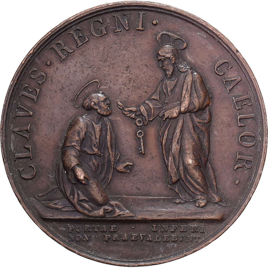 Vaticaanstad, Medaille, Pie IX élu au Pontificat, 1846, Bronzen, ZF