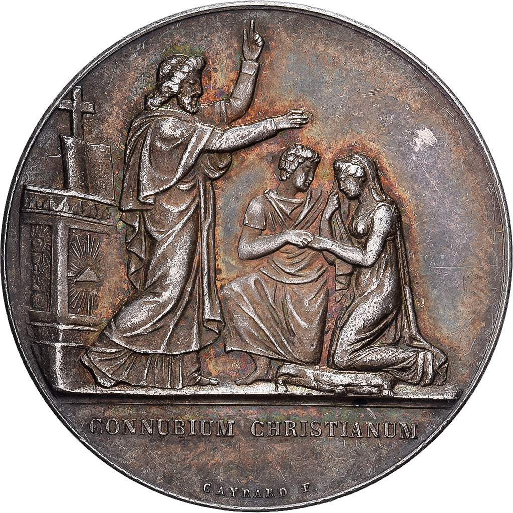 France, Médaille, Mariage, Religion, 1903, Argent, TTB+, Gayrard
