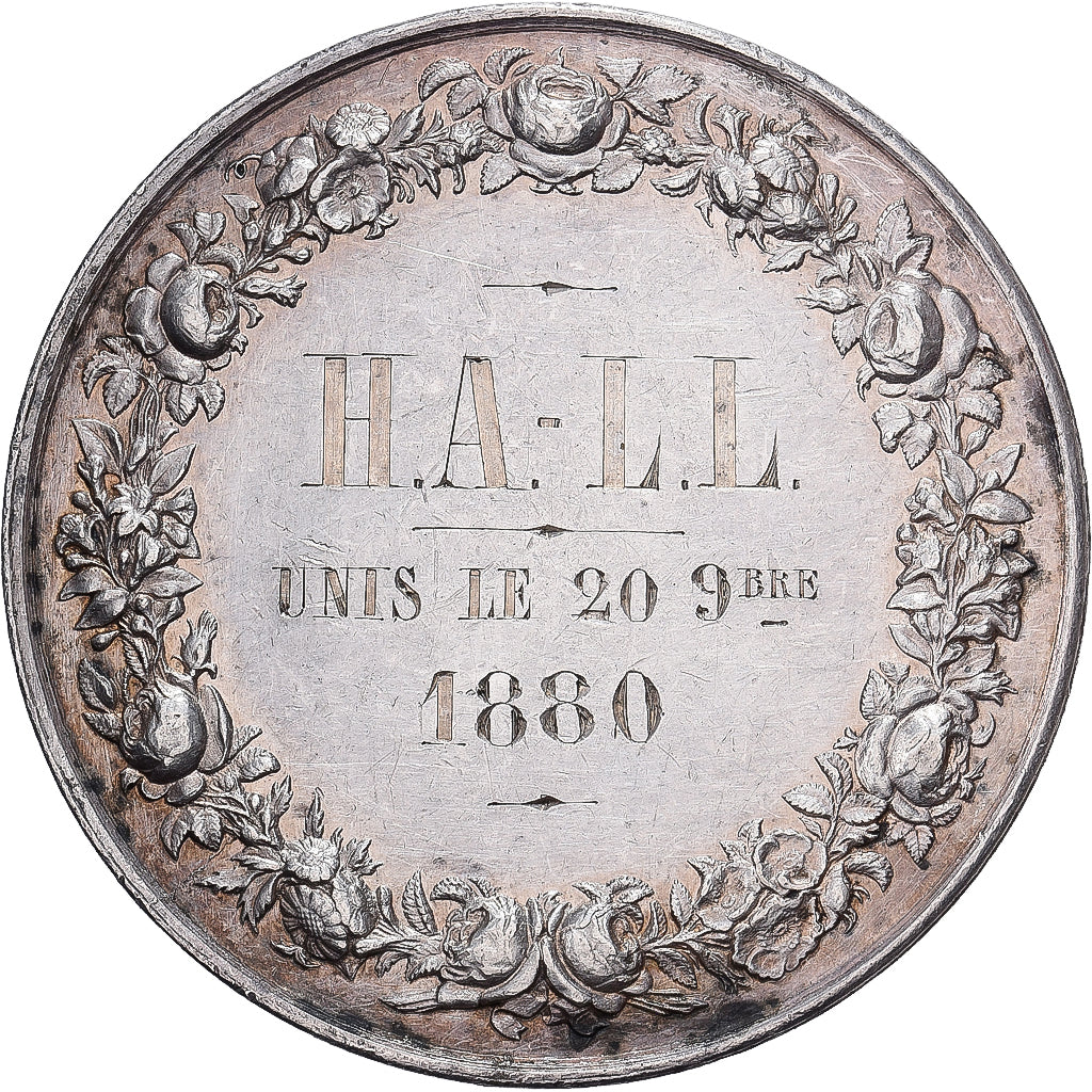 Frankrijk, Medaille, Mariage, Religion, 1880, Zilver, Depaulis, ZF