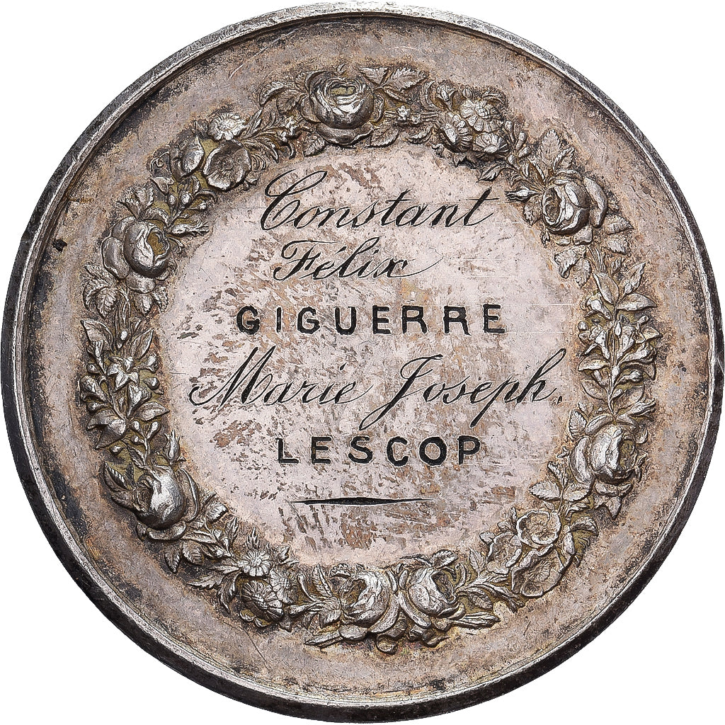 Francia, medaglia, Mariage, Religion, 1882, Argento, Petit, BB+