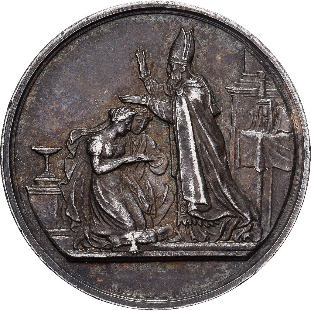 Frankrijk, Medaille, Mariage, Religion, Zilver, ZF+