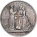 Francia, medaglia, Noces, Mariage, Religion, 1899, Argento, BB+