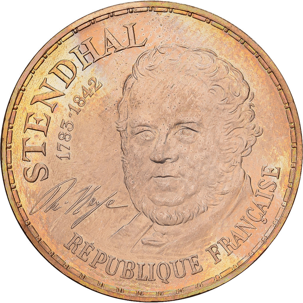 Francia, 10 Francs, Stendhal, 1983, ESSAI, Níquel - bronce, SC, Gadoury:817