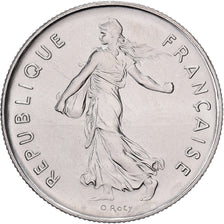 France, 5 Francs, Semeuse, 1981, Paris, Nickel Clad Copper-Nickel, MS(65-70)