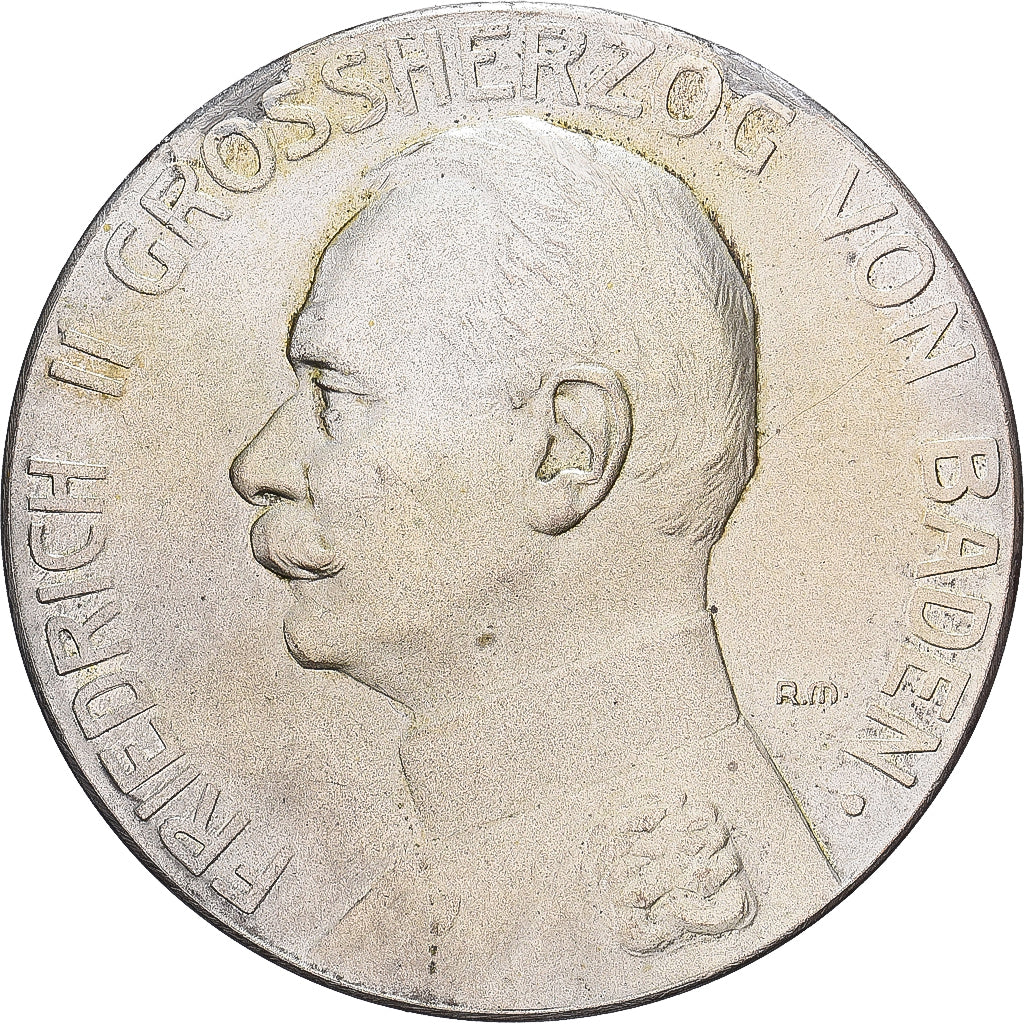 Duitsland, Medaille, Verdienstmedaille Friedrich II, Silvered bronze, ZF+