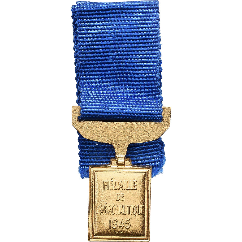 França, Médaille d'Honneur de l'Aéronautique, medalha, 1945, Réduction