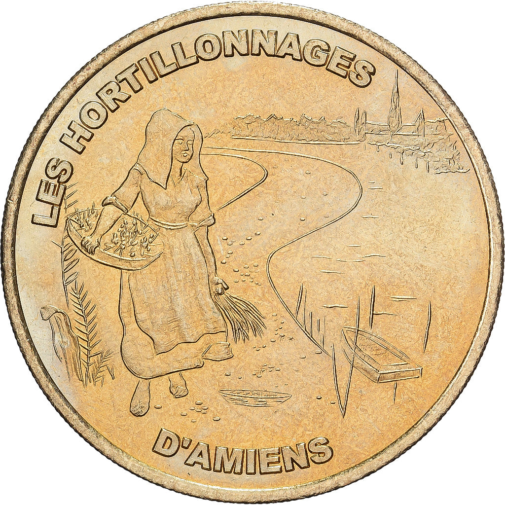 Francja, Euro, Amiens, 1998, Miedzionikiel Aluminium, AU(55-58)