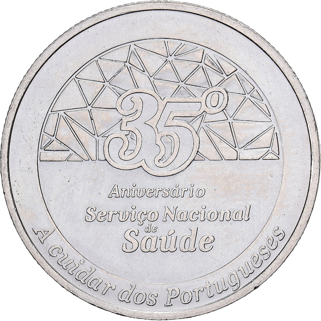 Portugal, 2,5 Euro, 35° Aniversario Serviço National de Saude, 2014, Lisbon